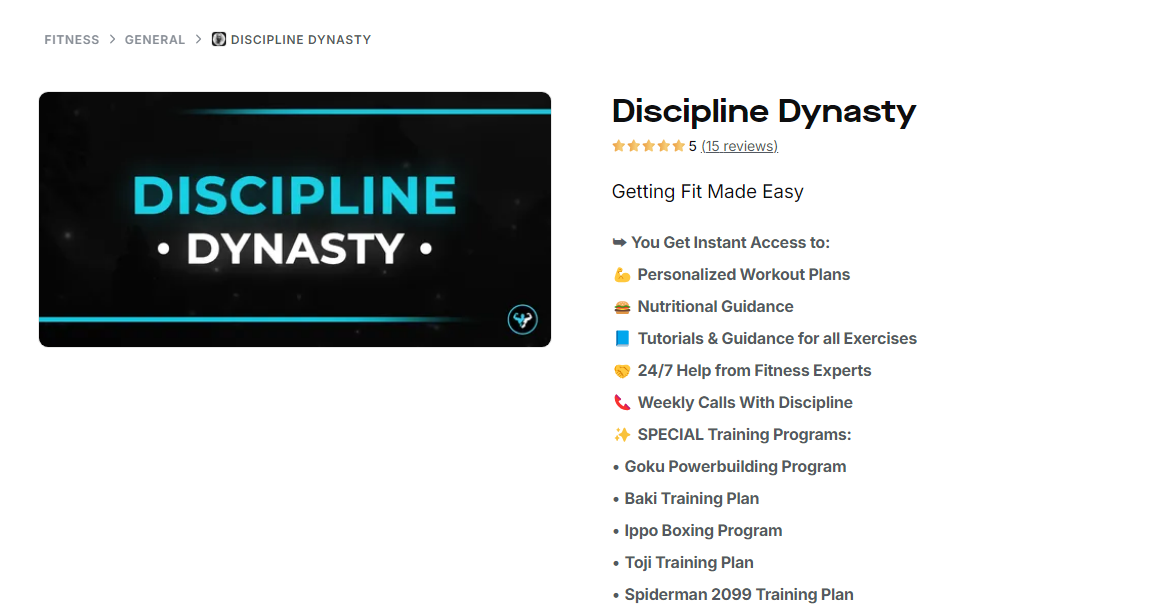 discipline dynasty