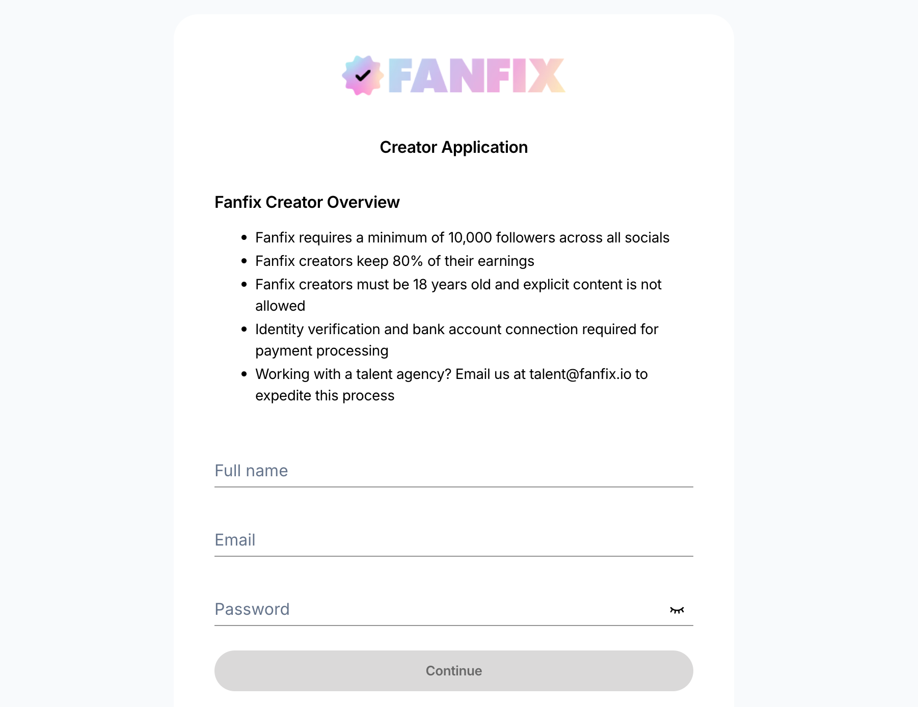 fanfix application