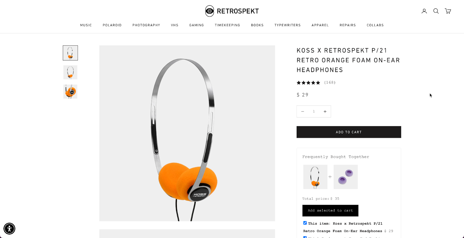 retrospekt headphones