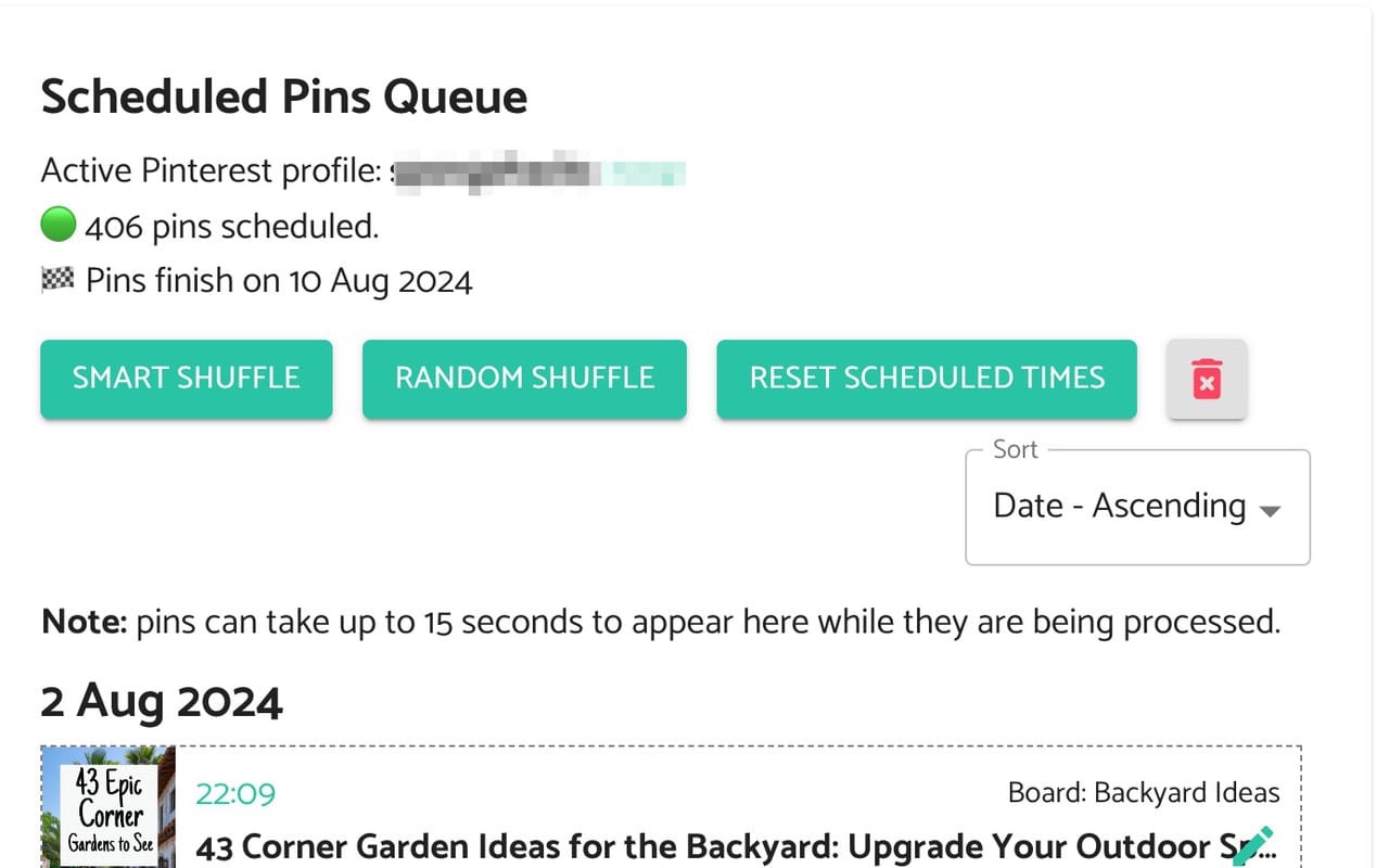 pin queue