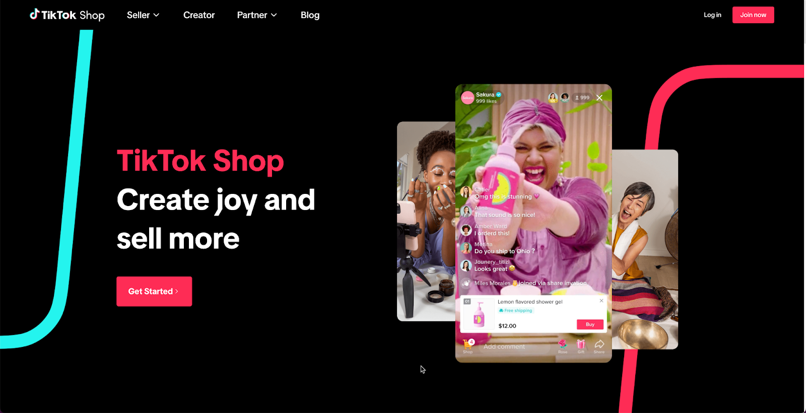 tiktok shop homepage