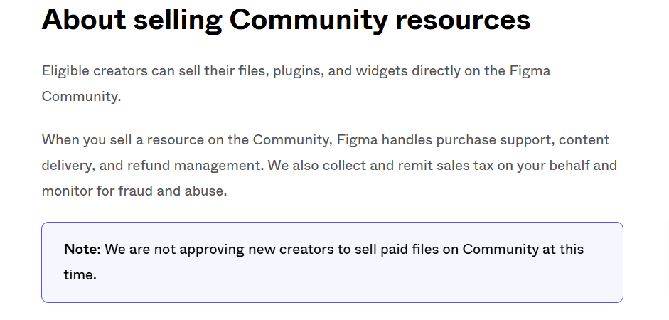 Selling on Figma