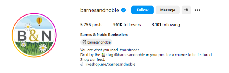 barnes and noble bio