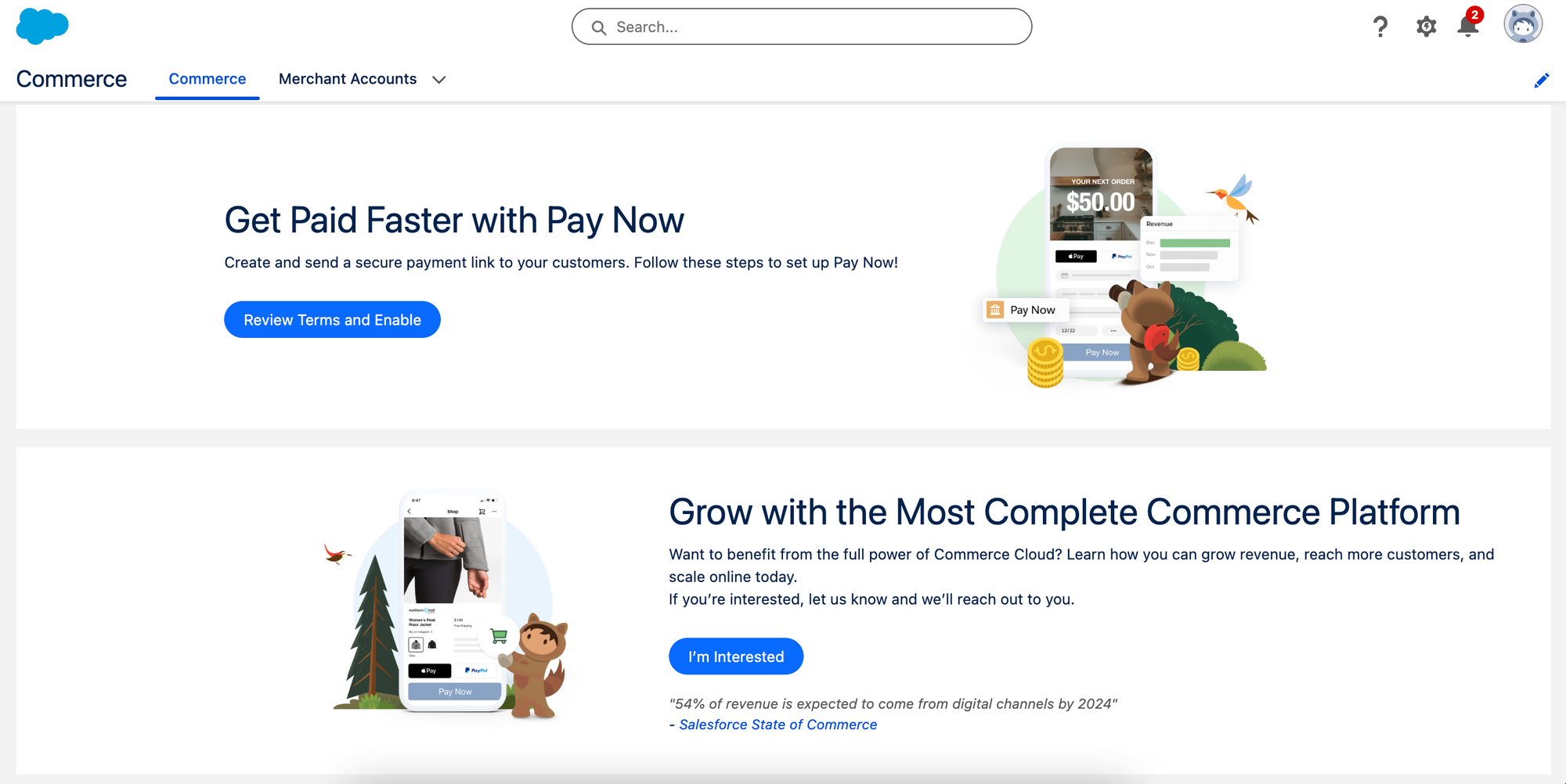 Salesforce commerce