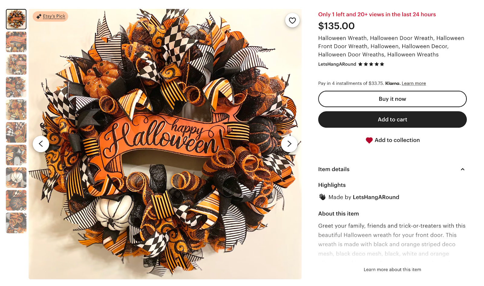 Halloween wreaths