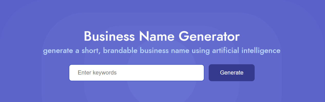 Business name generator