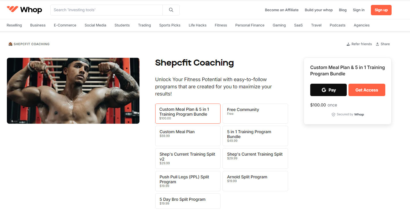 Online coaching