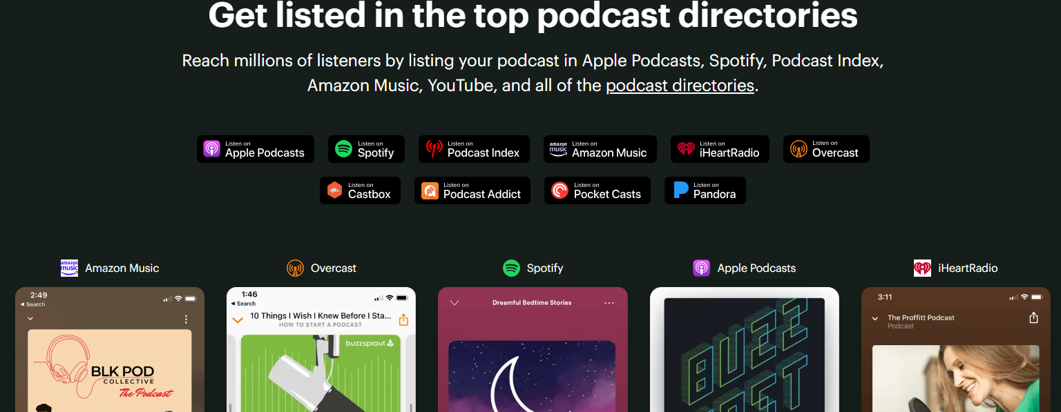 Podcast directory