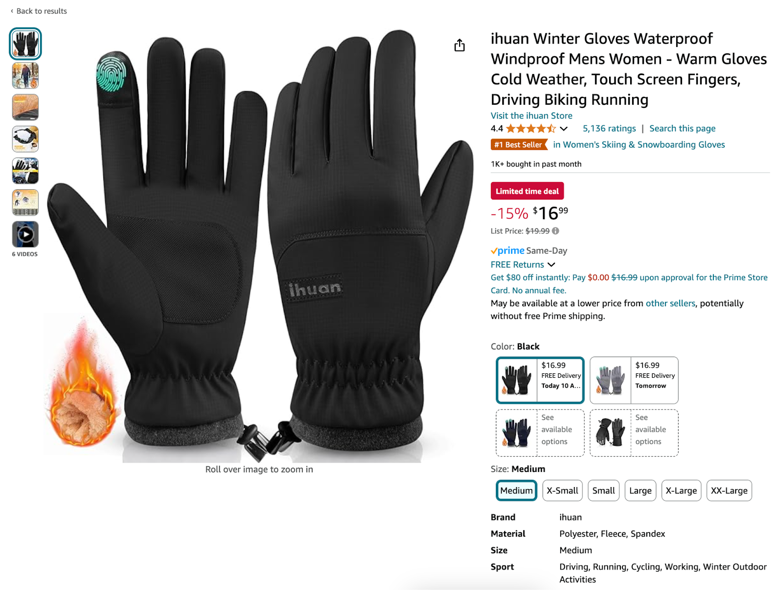 Smartphone-Compatible Gloves