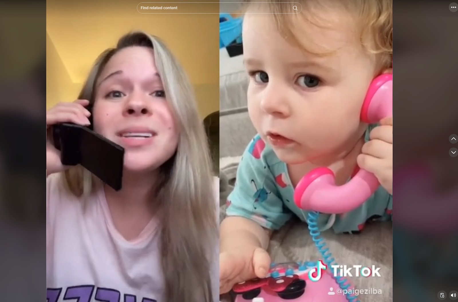 TikTok duet videos