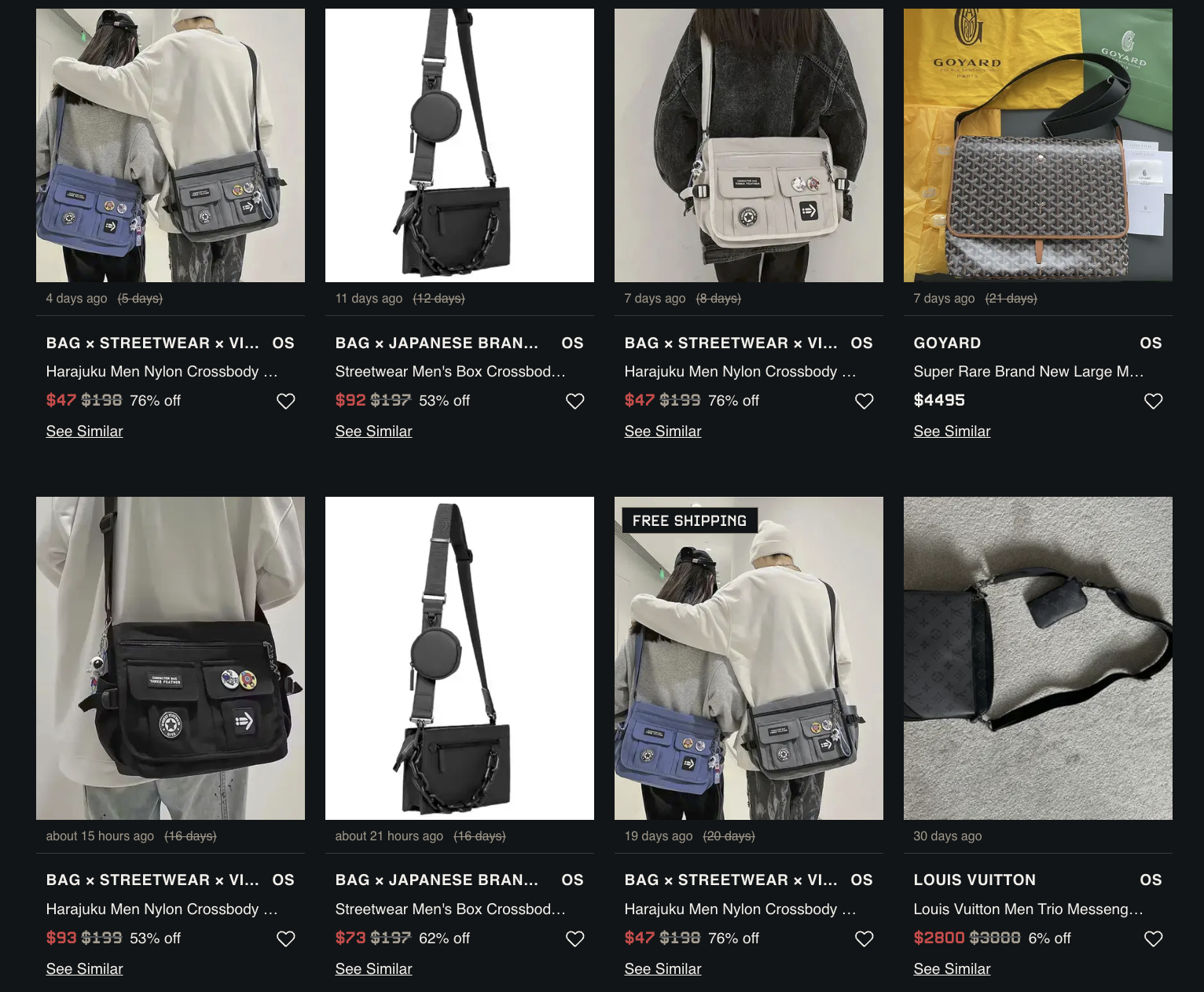 mens designers bags