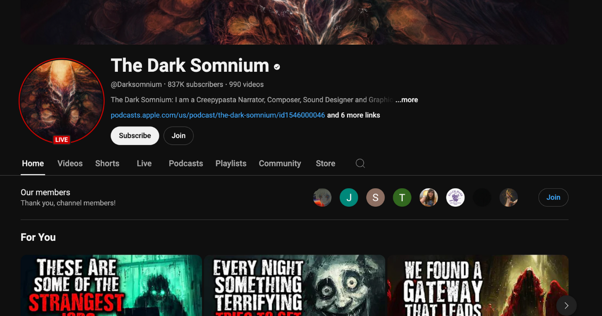 the dark somnium