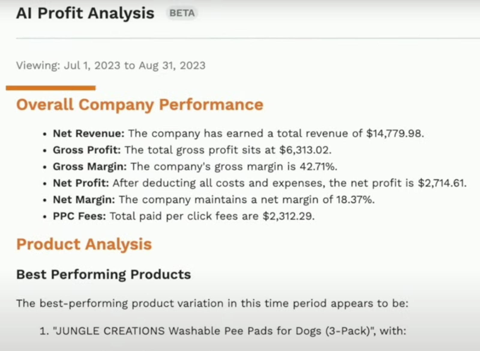 Analyze and automate with AI