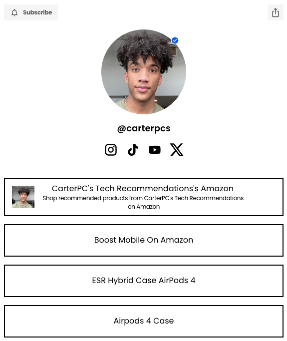 Carter bio