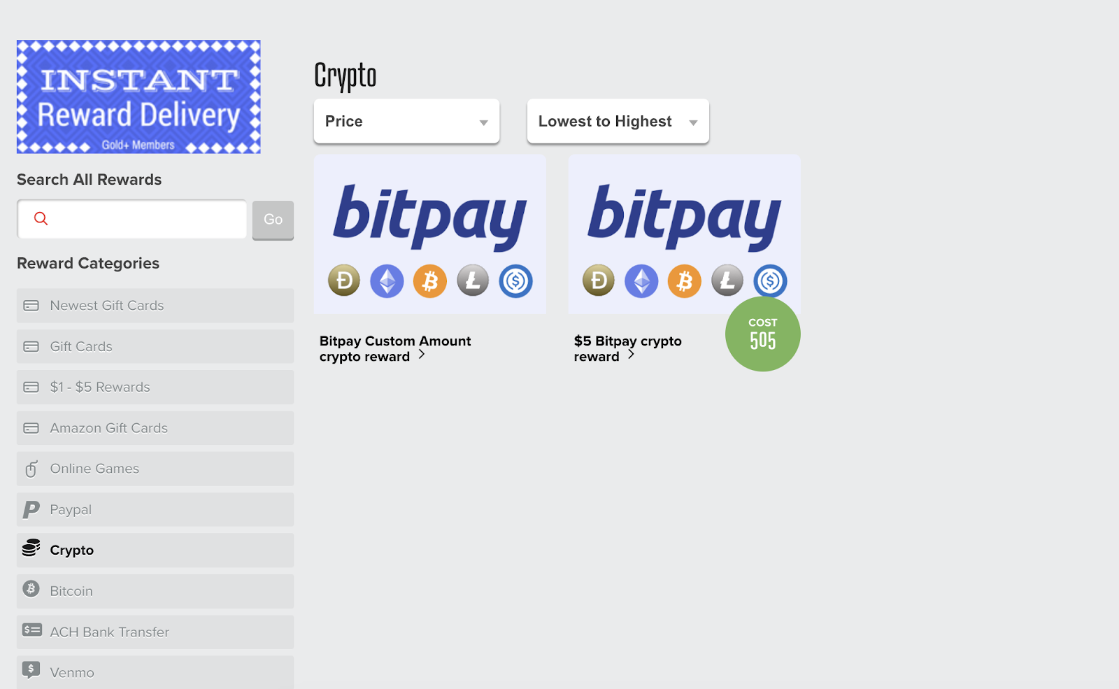 Cryptocurrency bitpay