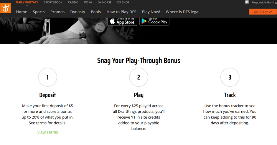 DraftKings platform