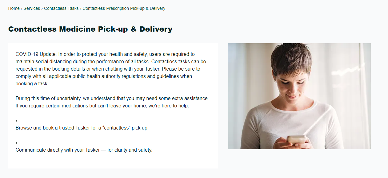 Fulfill prescriptions taskrabbit screenshot