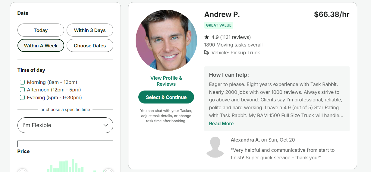 Help people move taskrabbit screenshot