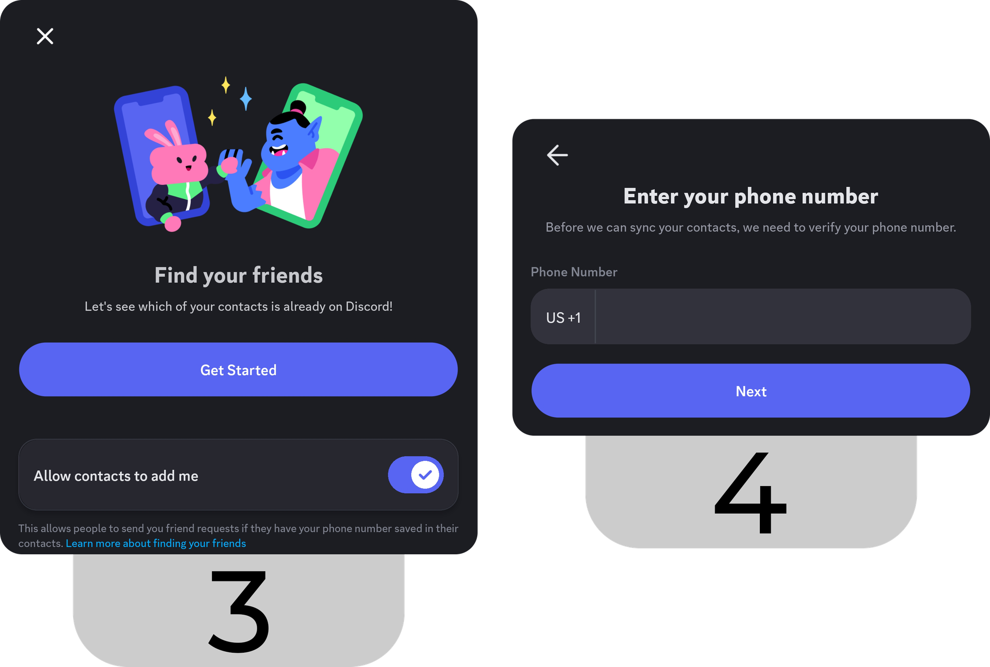 Method Two step two Connect your contact list to discord screenshot