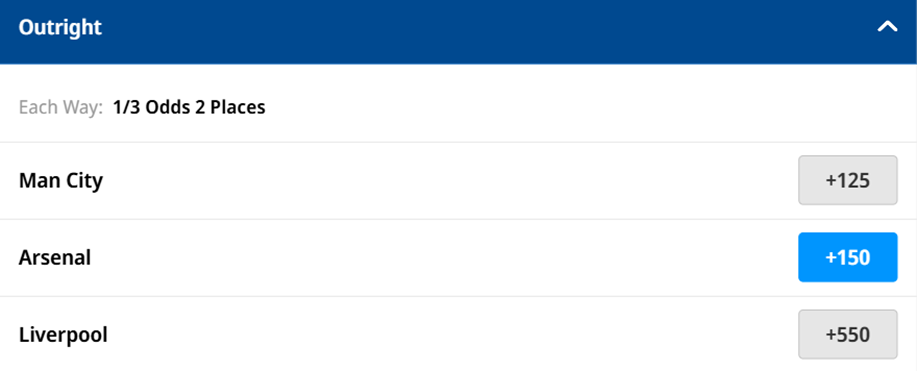 Premier League Futures