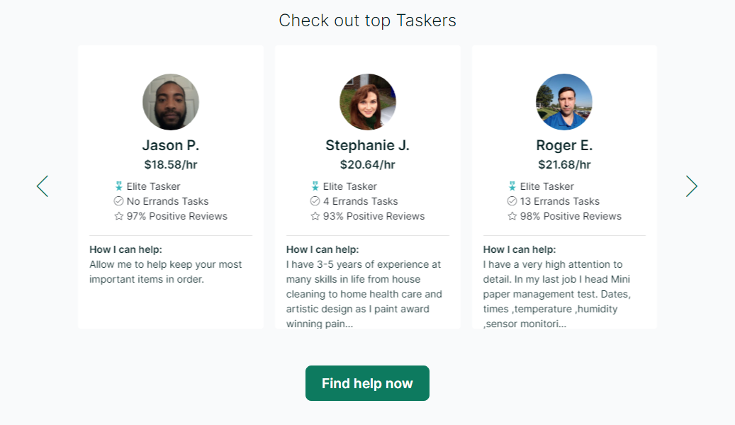 Run errands taskrabbit screenshot