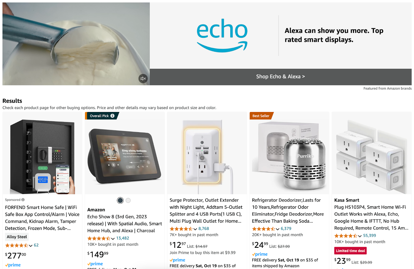 Smart home devices Amazon