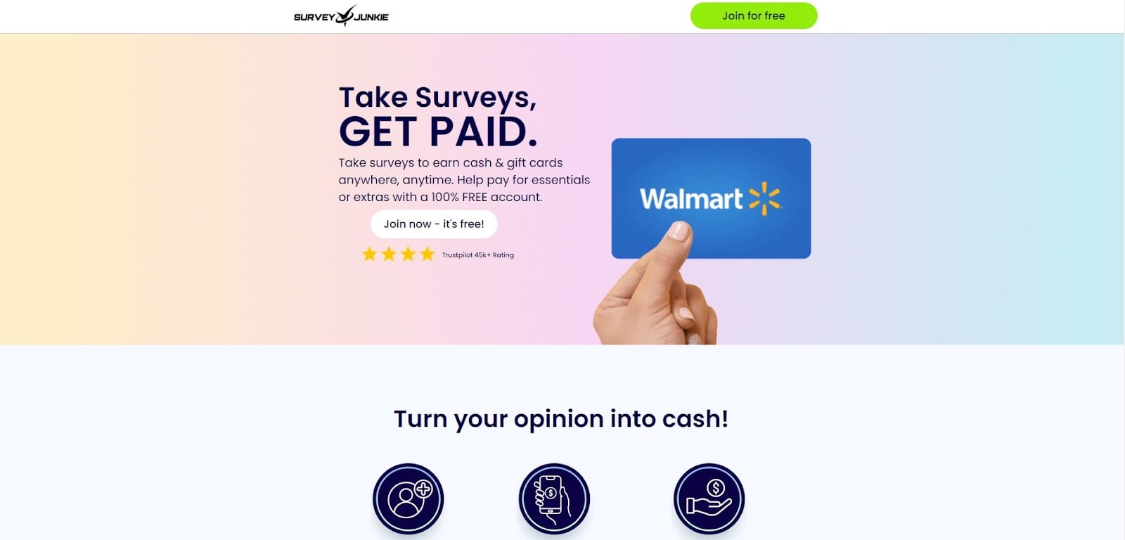 online surveys that pay cash