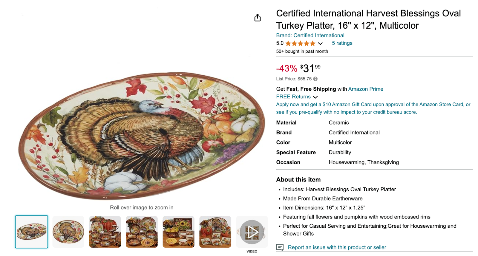 Thanksgiving-themed serving trays