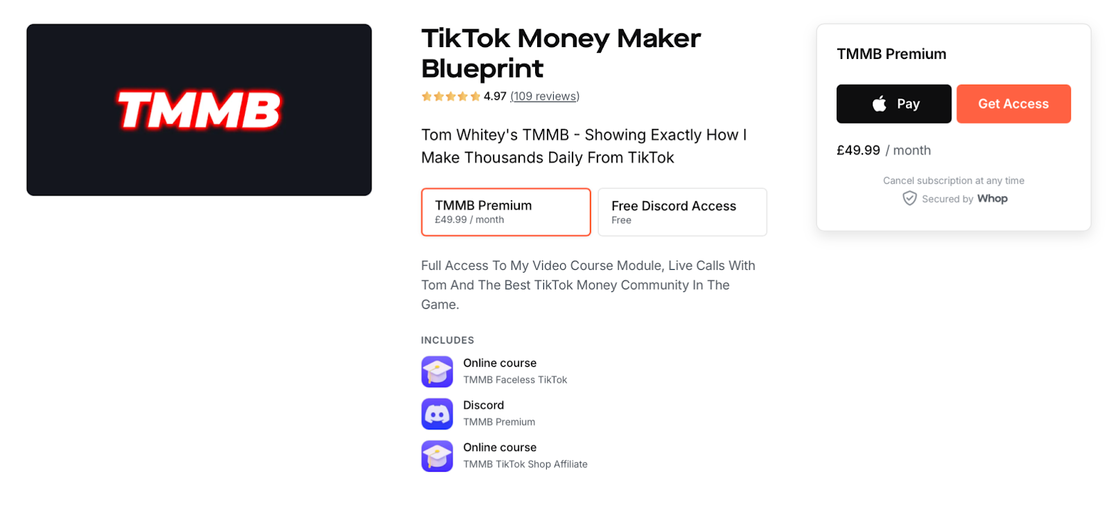 TikTok Money Maker Blueprint