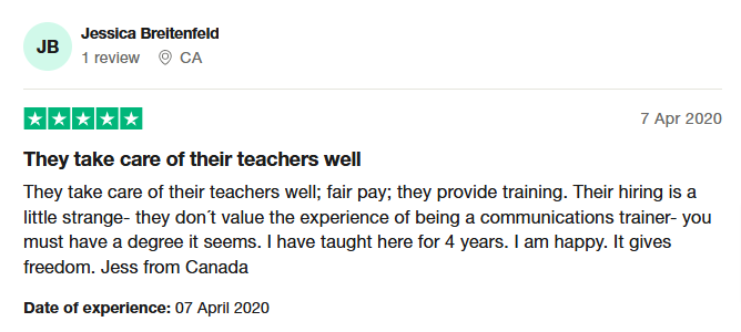 VIPKid_Trustpilot_review