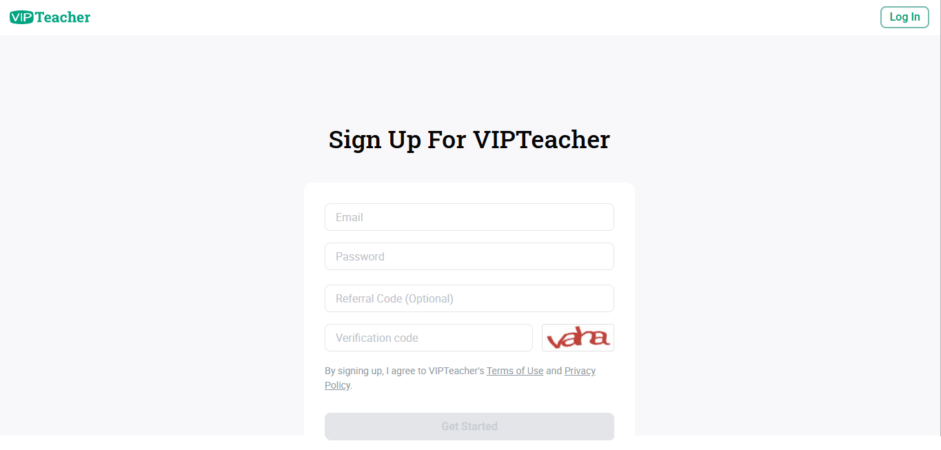 VIPTeacher_sign-up_page