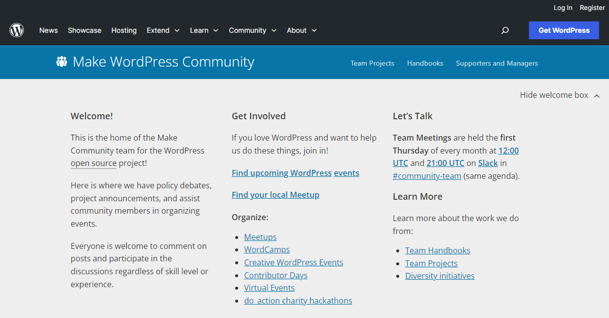 WordPress community