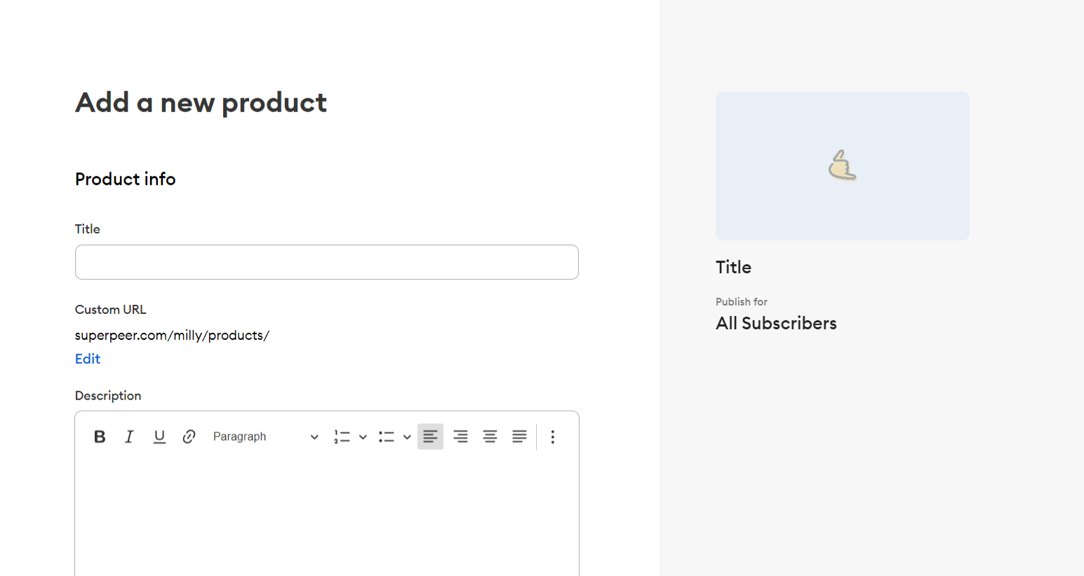 add new products skillshare