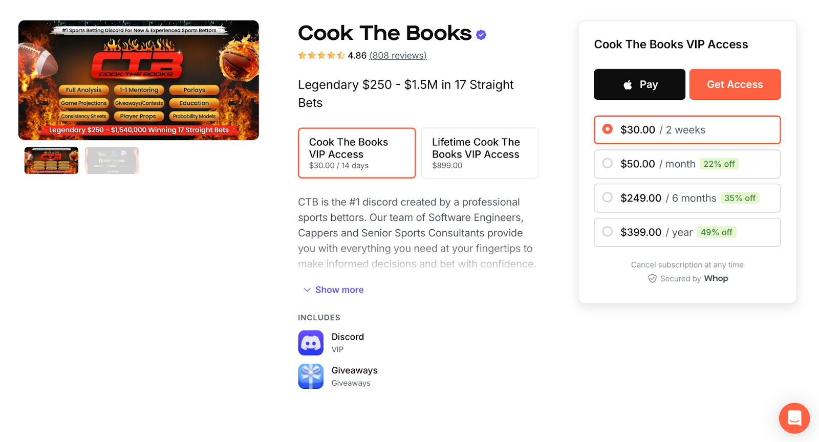 cook the books