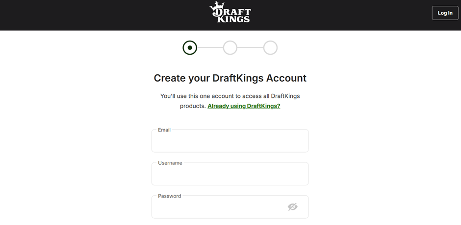 draftkings account