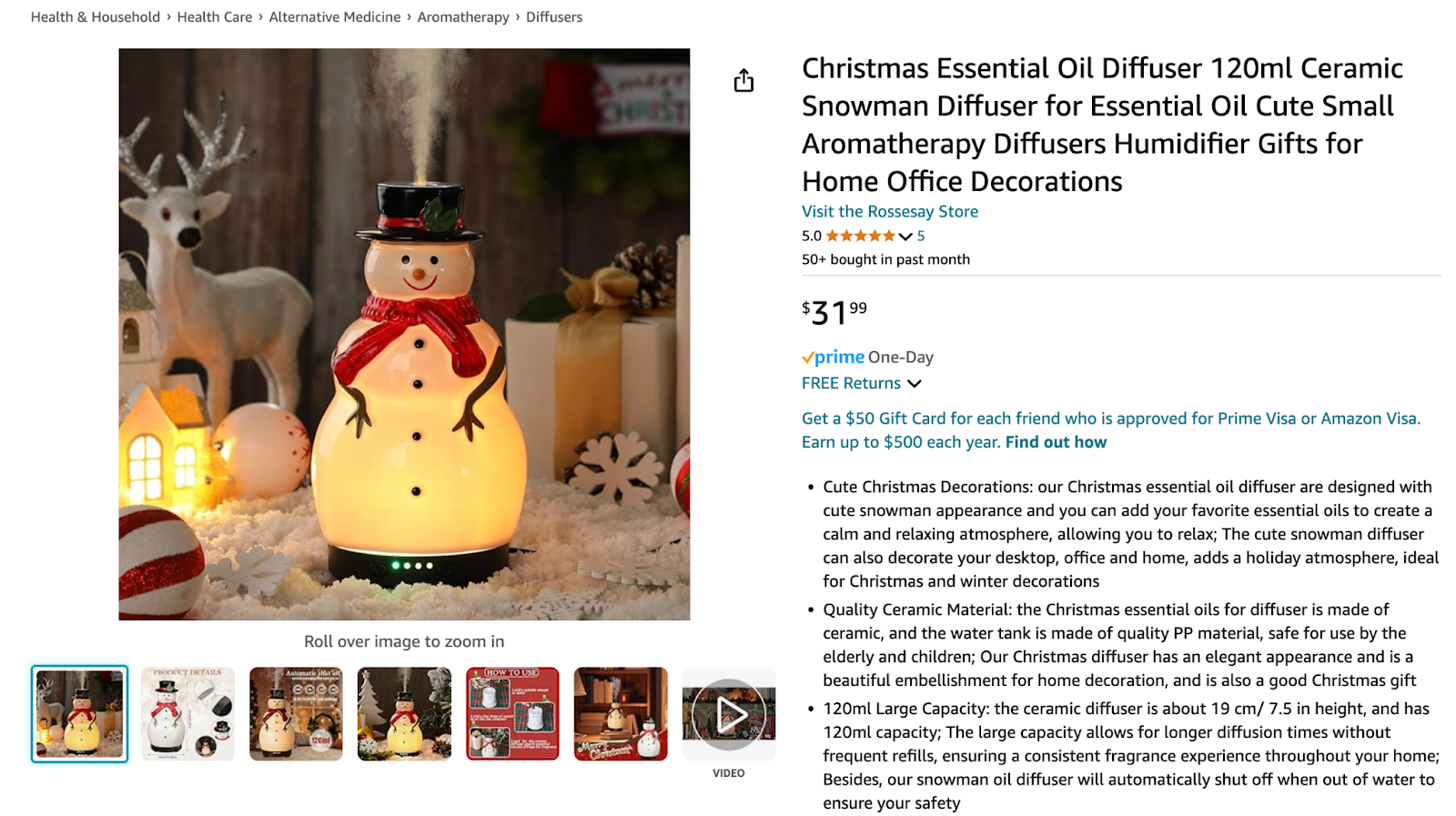 snowman diffusers