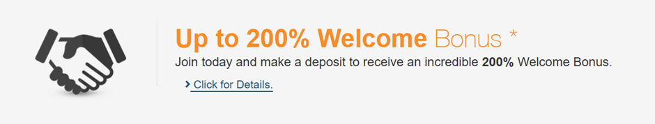 welcome bonus for betnow screenshot