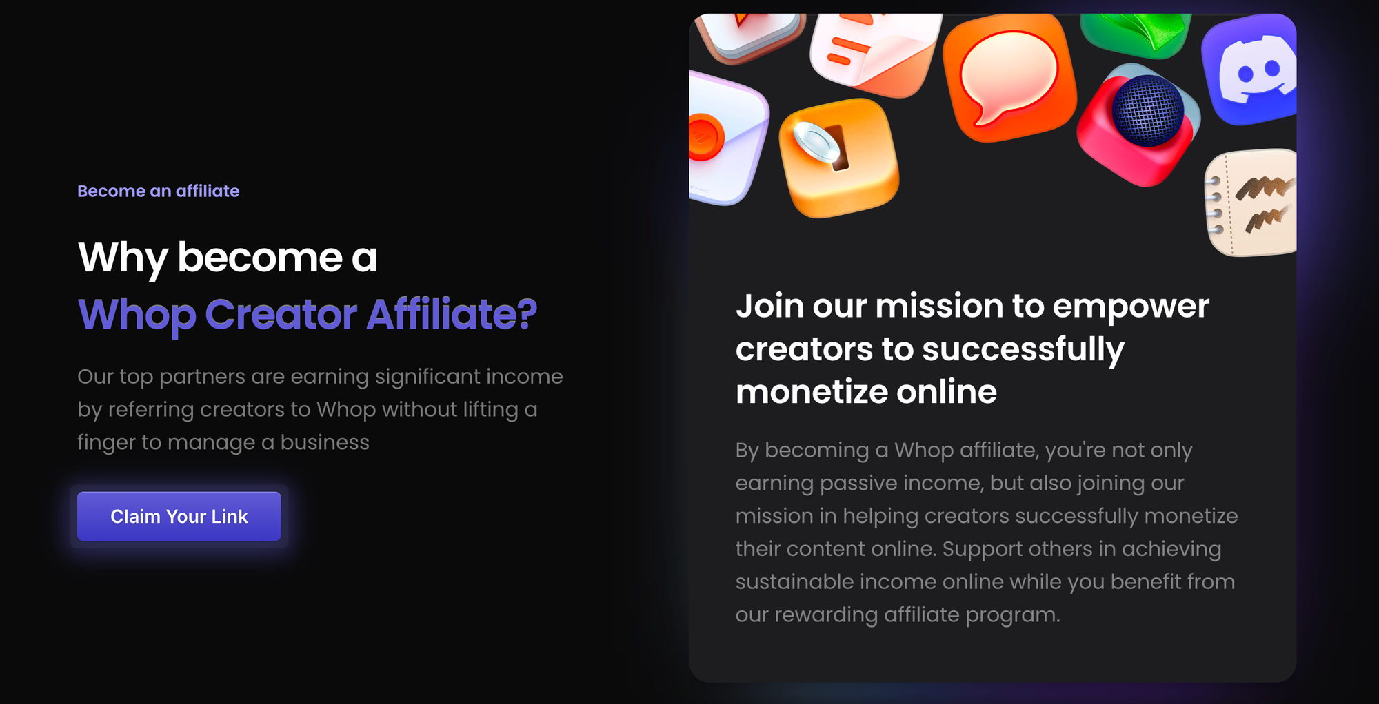 whop affiliate