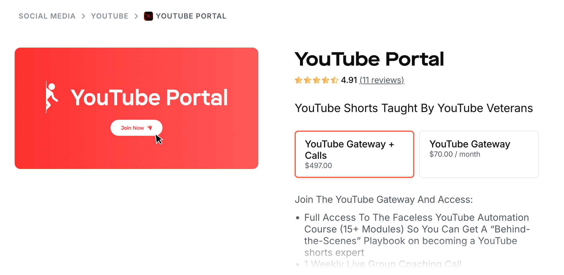 youtube portal