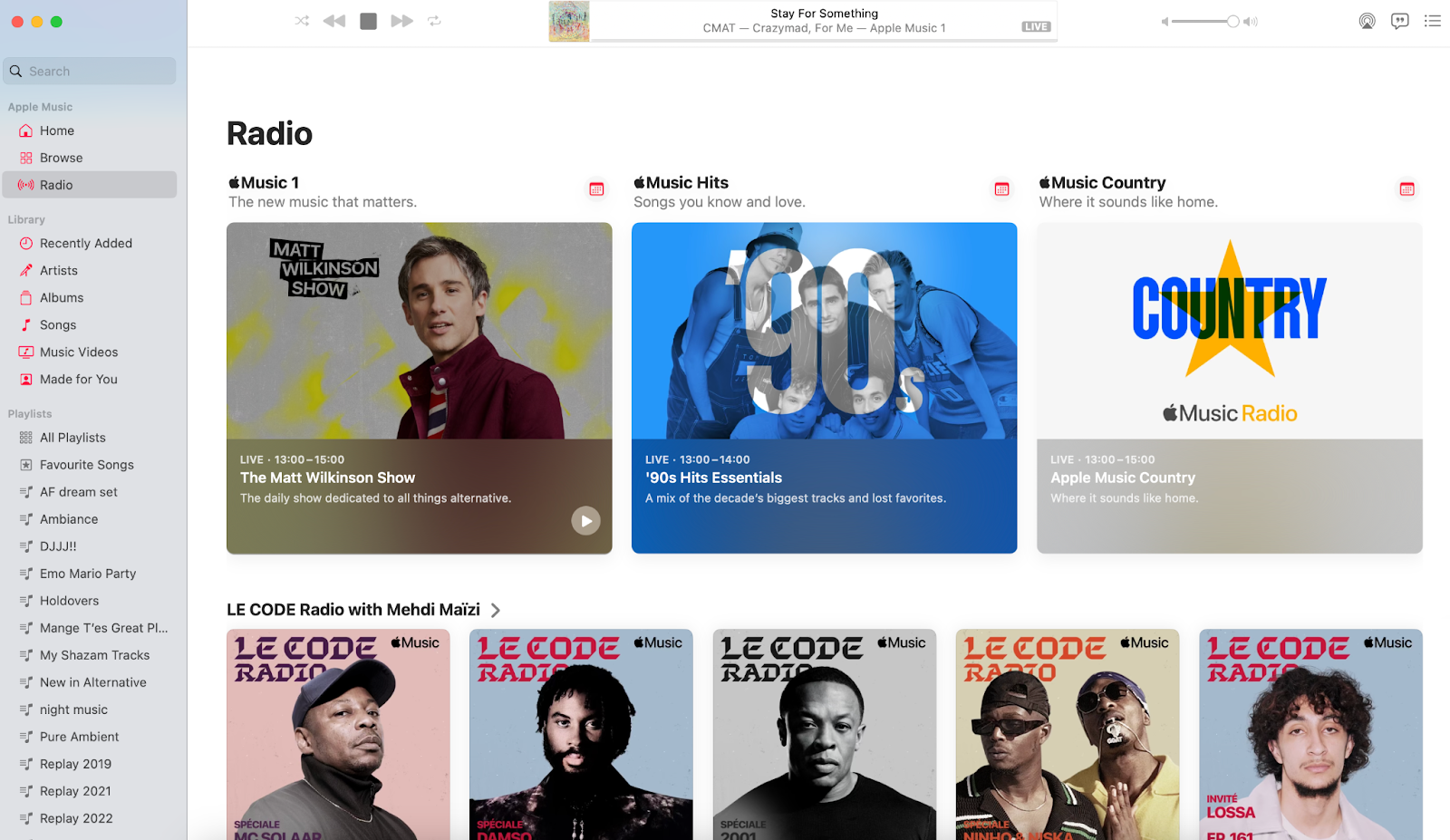 Apple Music radio