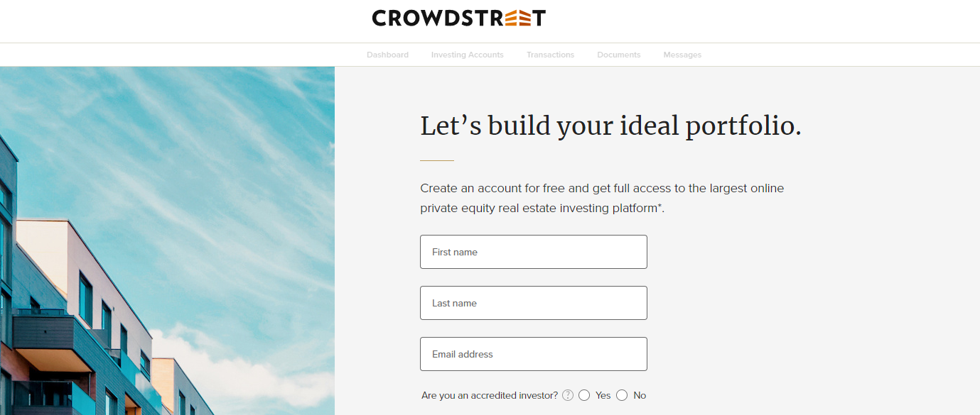 CrowdStreet login