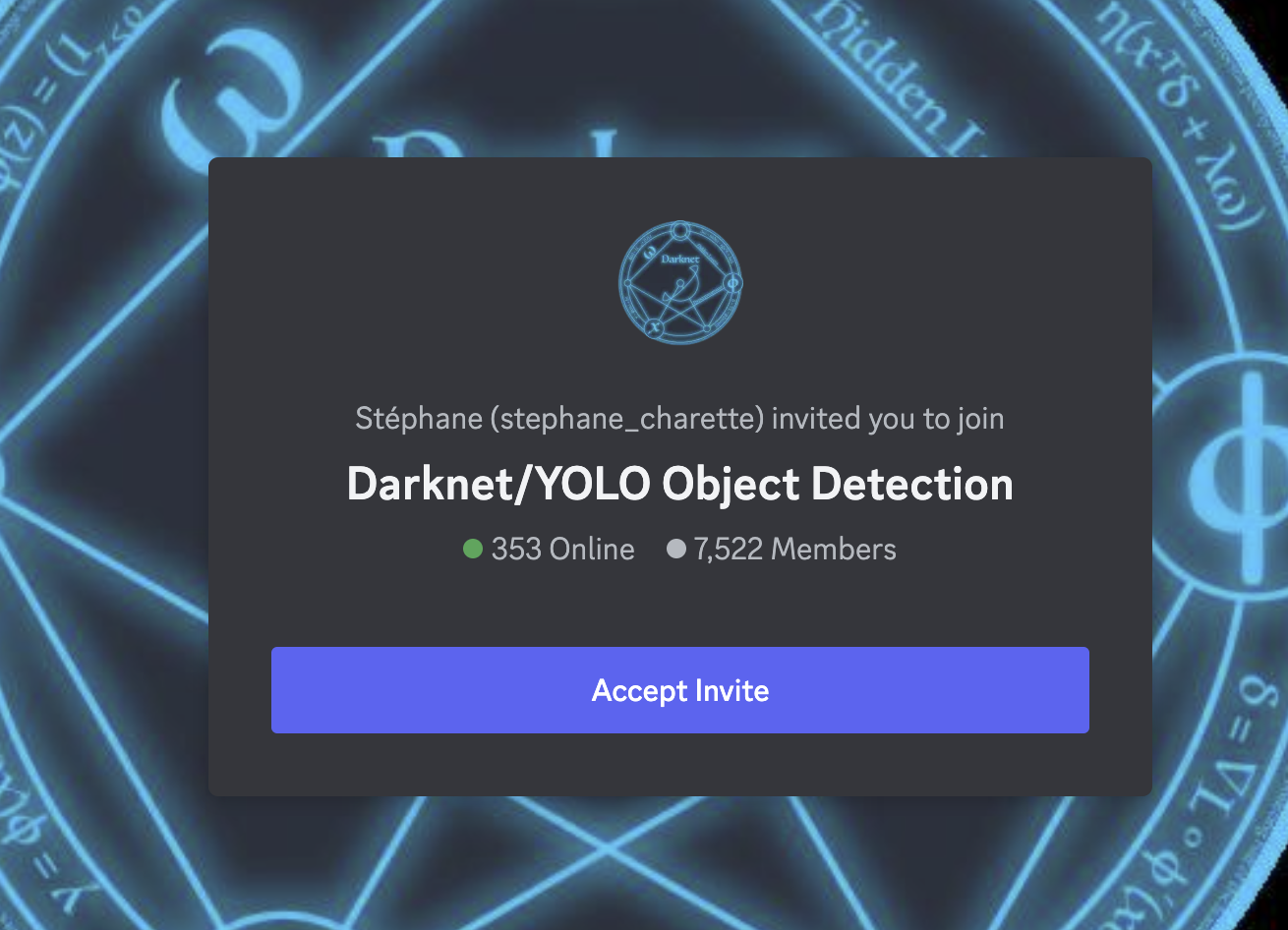 Darknet/YOLO Object Detection