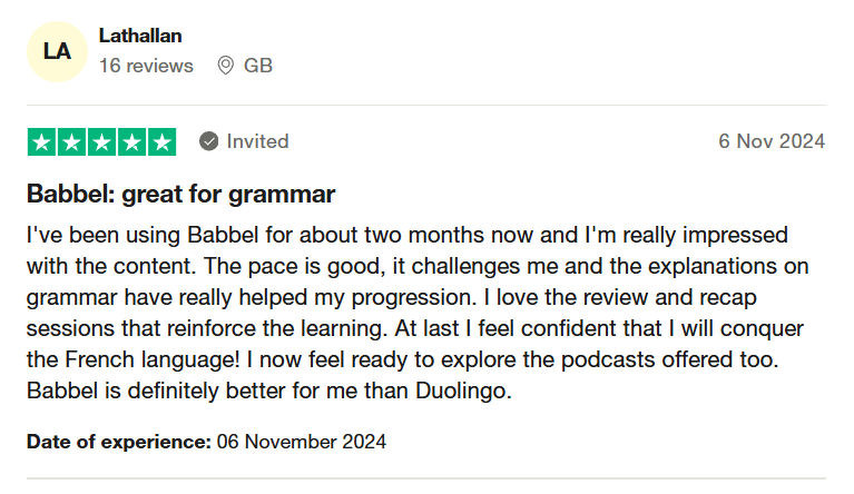 Babbel review