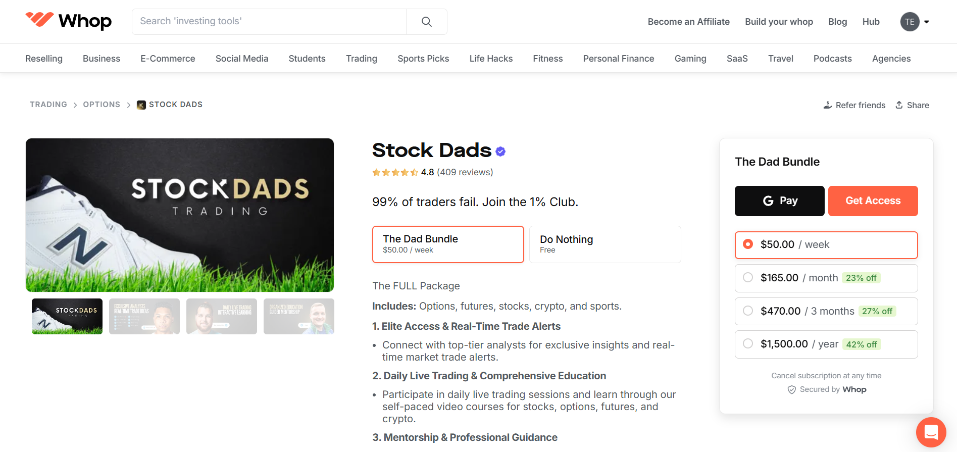 Stock Dads