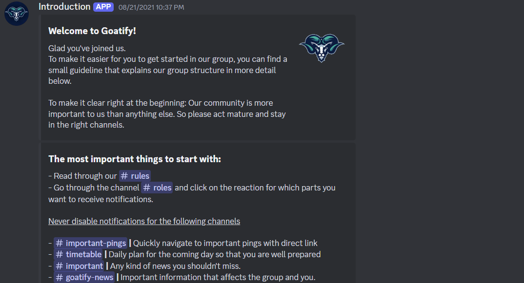 Goatify Discord