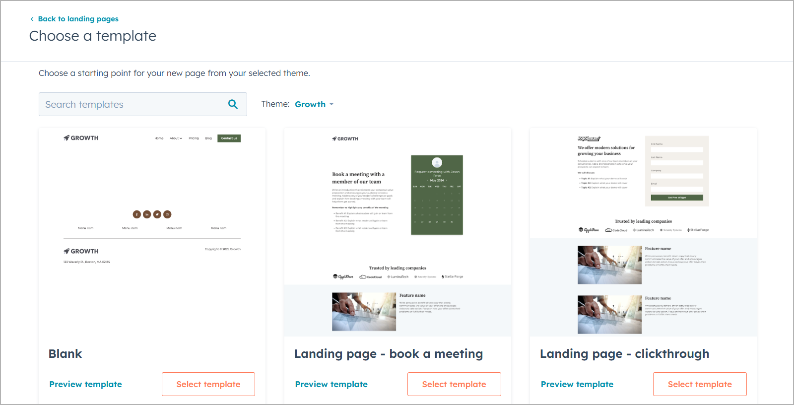 HubSpot screenshot