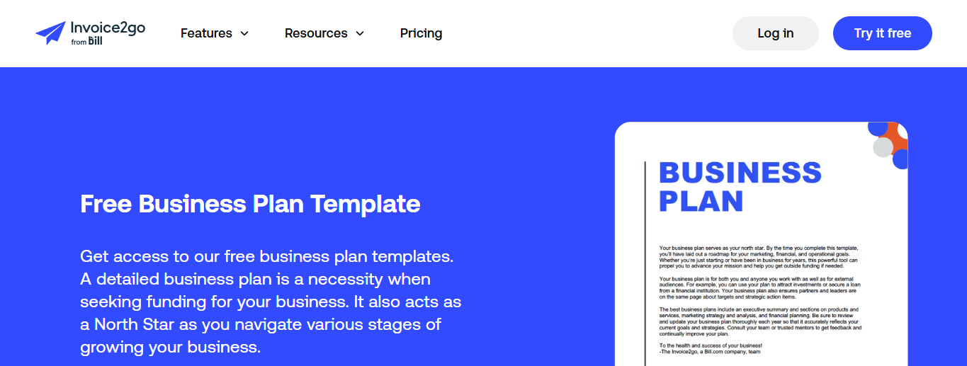 Invoice2gos_free_business_plan_template