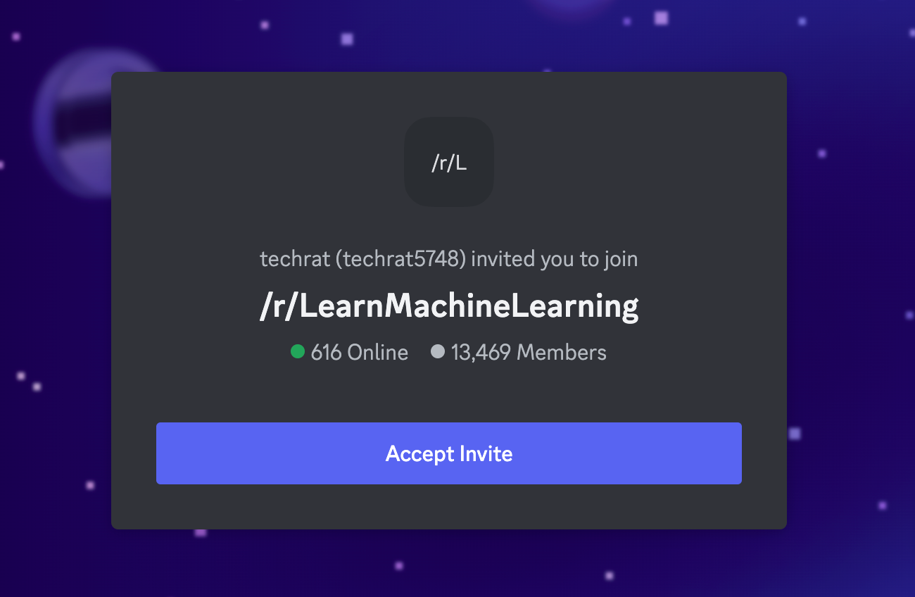 /r/LearnMachineLearning