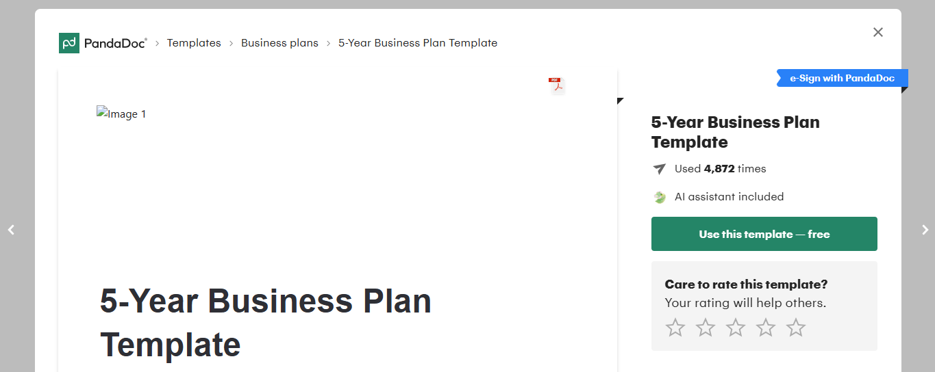 PandaDoc_5-Year_Business_Plan_Template