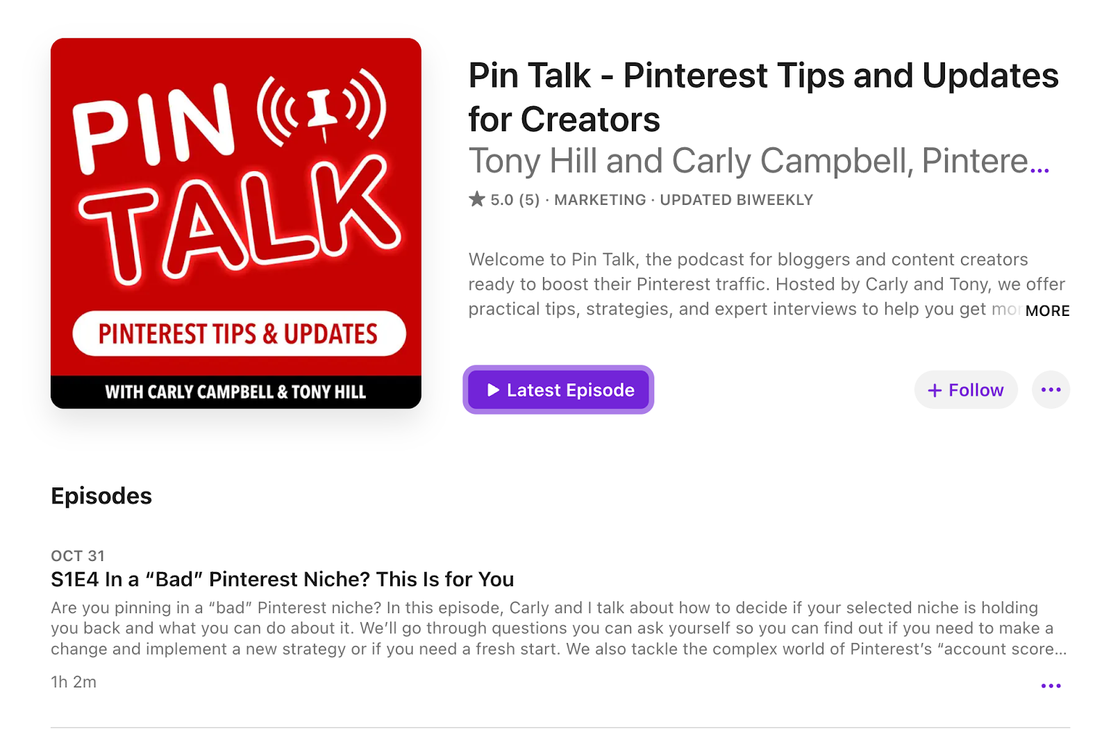 Pin Talk